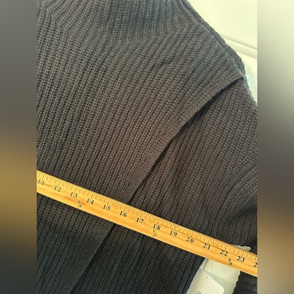 MERINO EXTRA FINE WOOL CASHMERE Wrap Turtleneck Small ATHLETA Azalea Sweater NWT - Picture 10 of 14